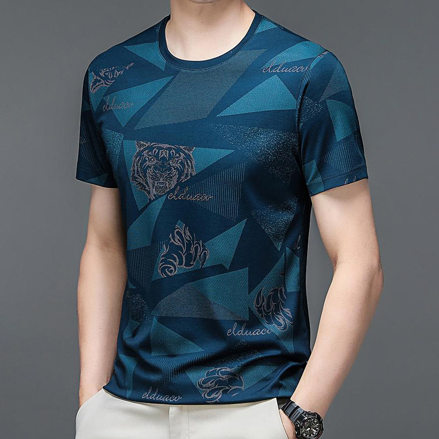 2025 Men's Summer Fashion Casual Short Sleeve T-shirt(cm357)