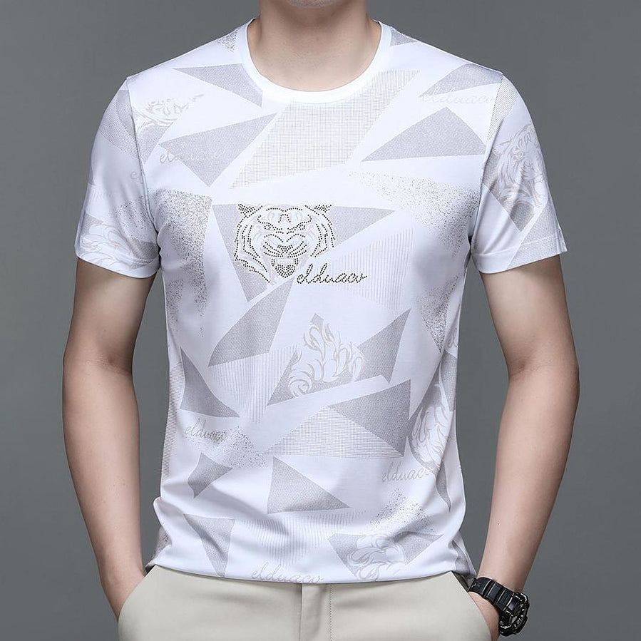 2025 Men's Summer Fashion Casual Short Sleeve T-shirt(cm357)