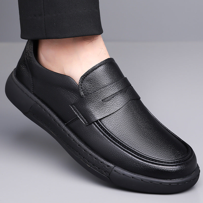 Retro versatile high-end men's leather shoes(cm373)