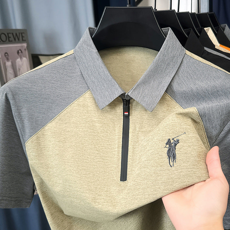 Men's summer sports casual short-sleeved Polo shirt