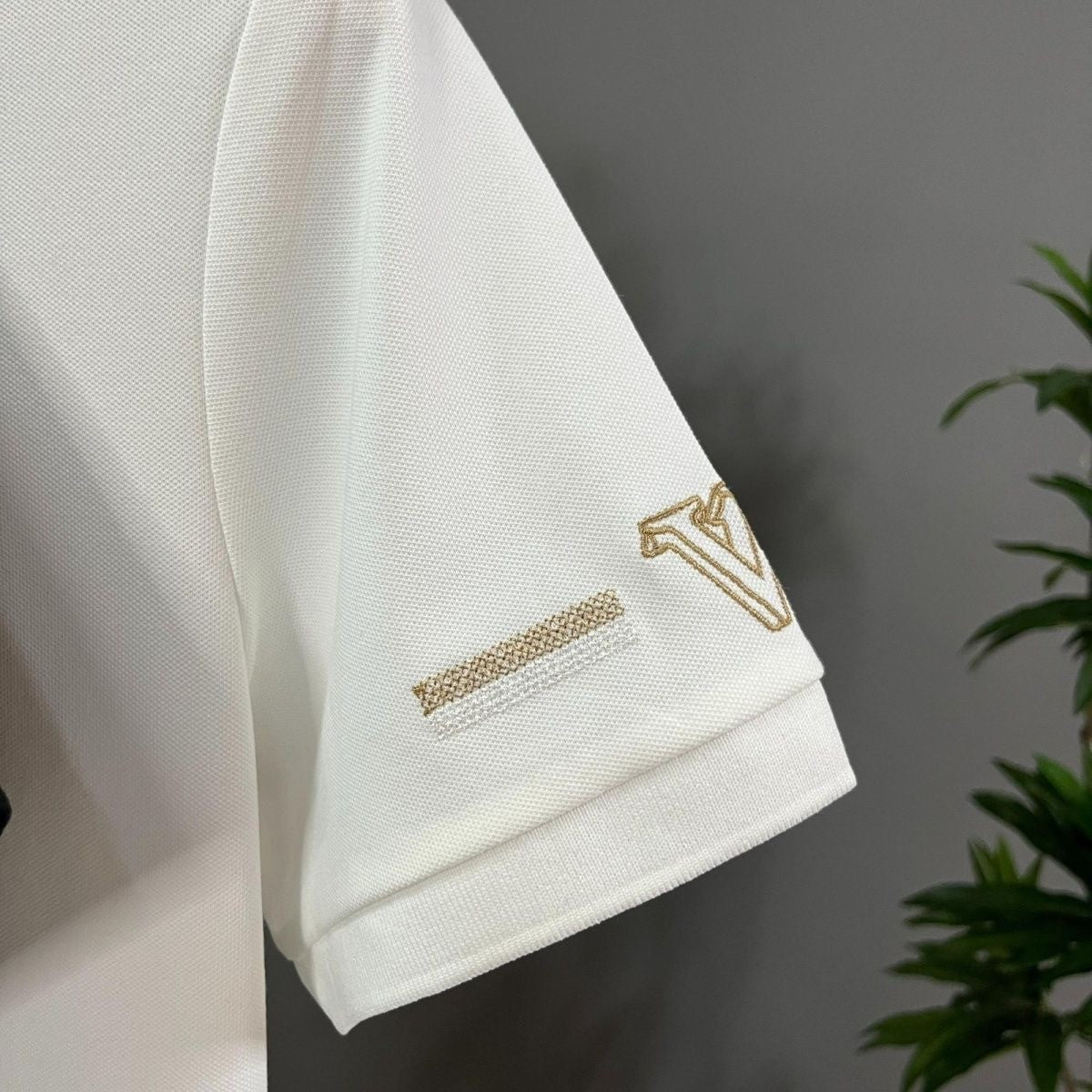 Men's summer versatile embroidered short-sleeved polo shirt