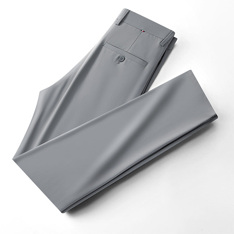 Men's Thin Business Ice Silk Casual Pants