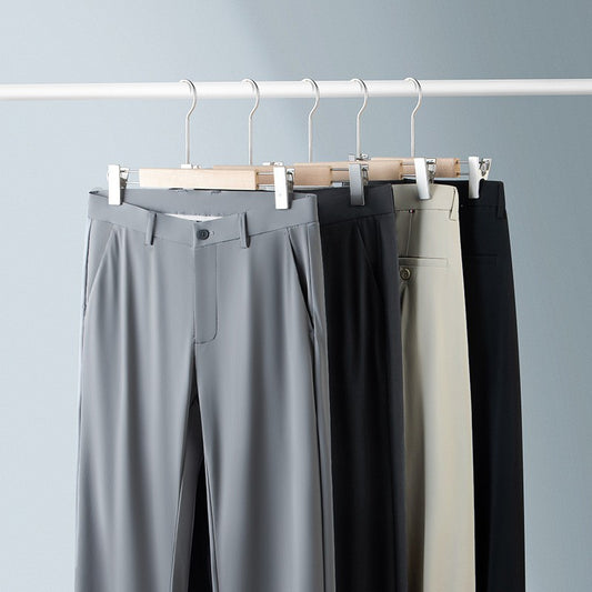 Men's Thin Business Ice Silk Casual Pants