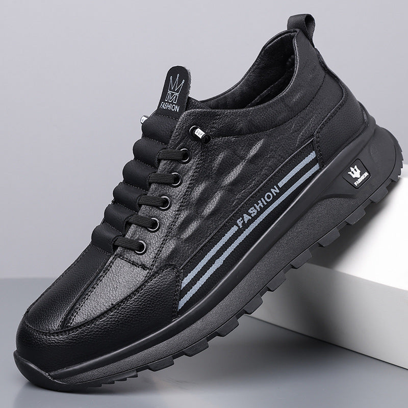 Men's casual fashion all-match sports leather shoes(px105)