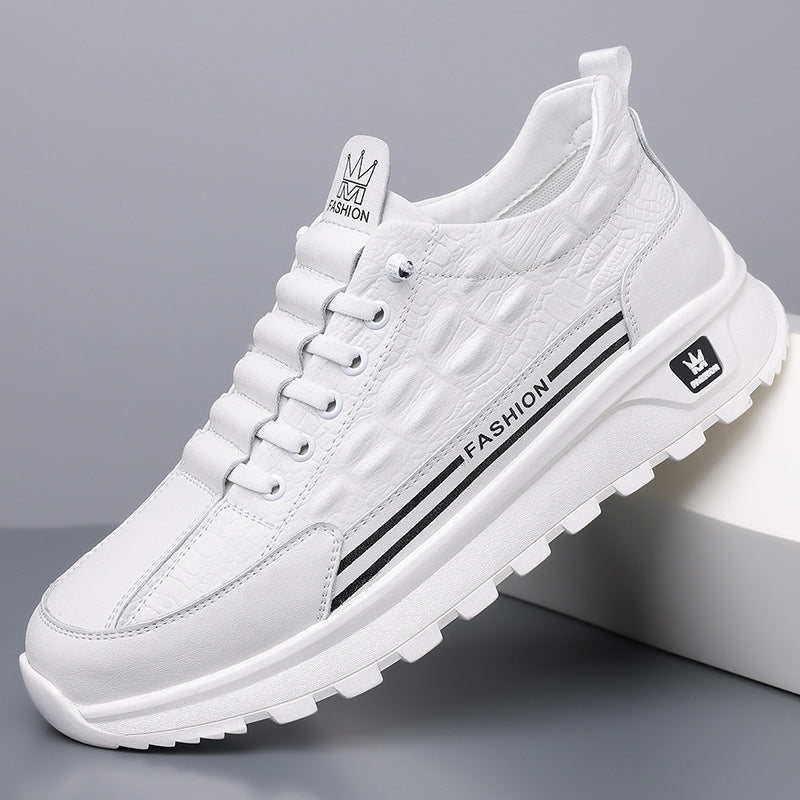 Men's casual fashion all-match sports leather shoes(px105)
