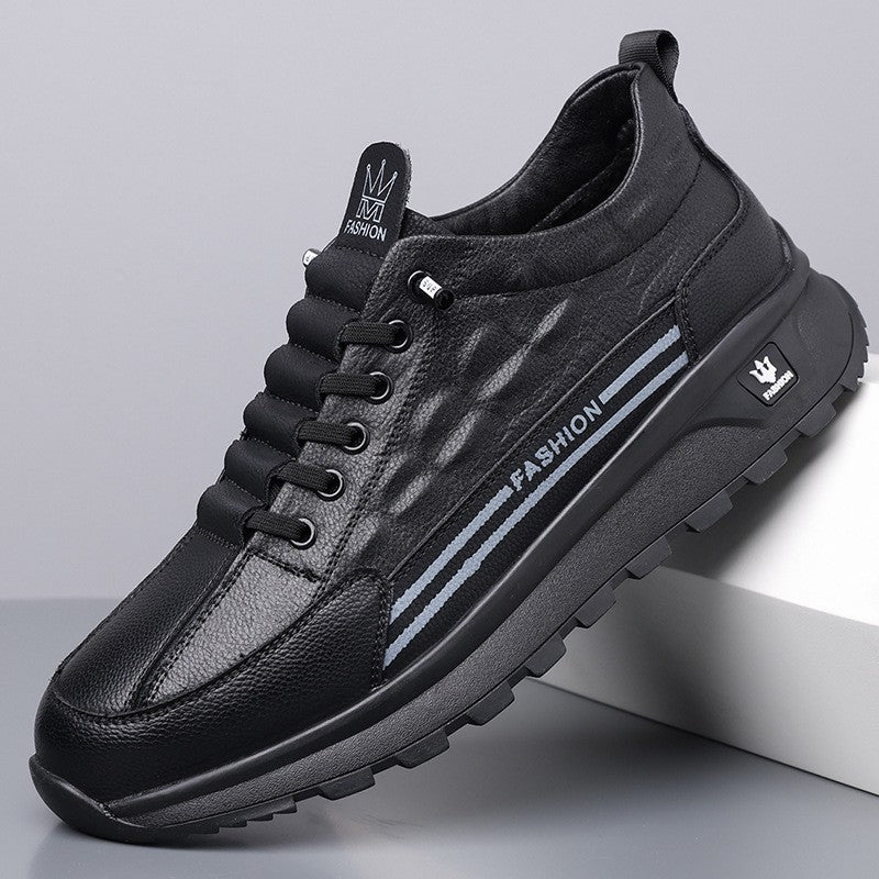 Men's casual fashion all-match sports leather shoes(px105)