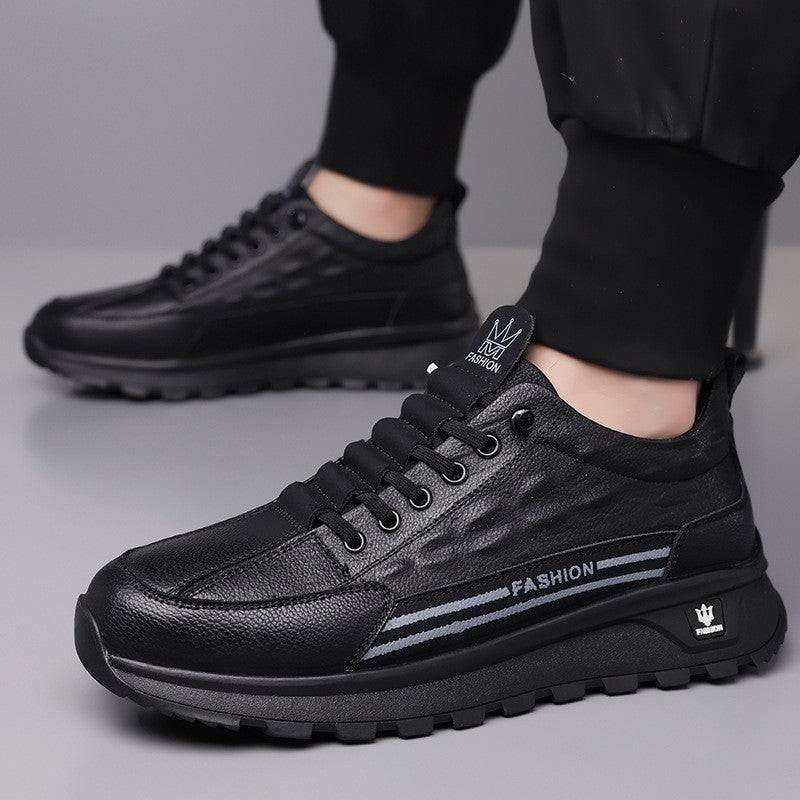 Men's casual fashion all-match sports leather shoes(px105)
