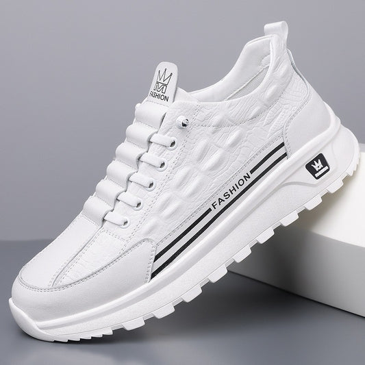 Men's casual fashion all-match sports leather shoes(px105)