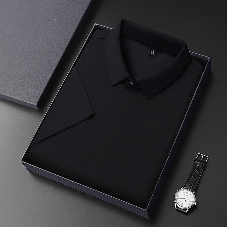 Men's Summer Zipper Short Sleeve Shirt