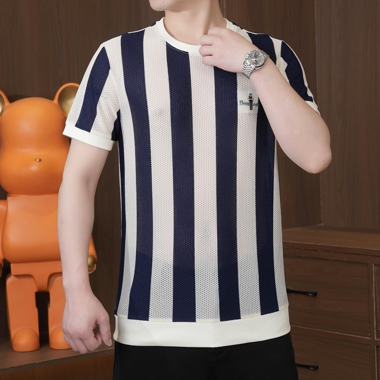 kuu361-Fashionable Men's Short Sleeve T-Shirt