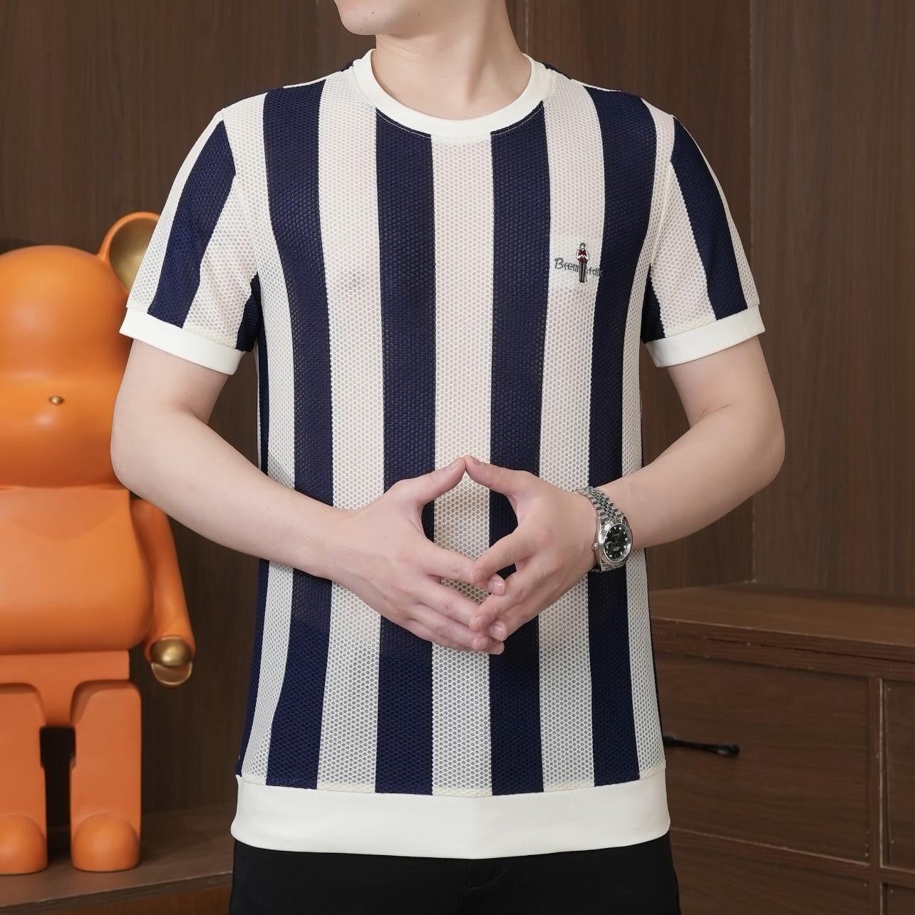 kuu361-Fashionable Men's Short Sleeve T-Shirt