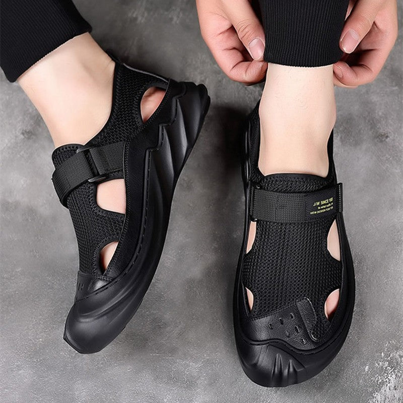 Men's summer breathable hollow casual sandals