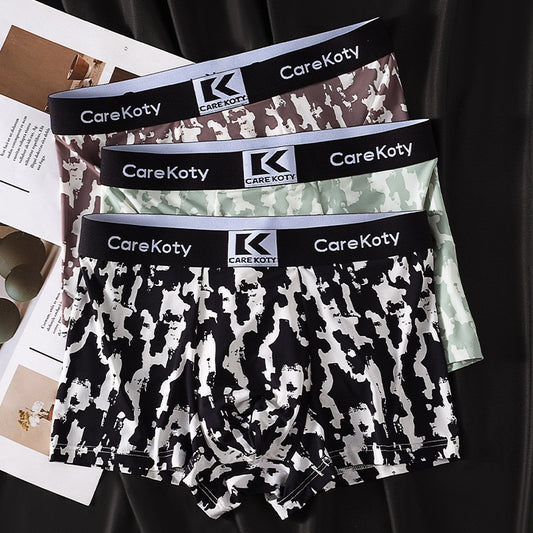 Men's Ice Silk Breathable Boxer Briefs(cm422)