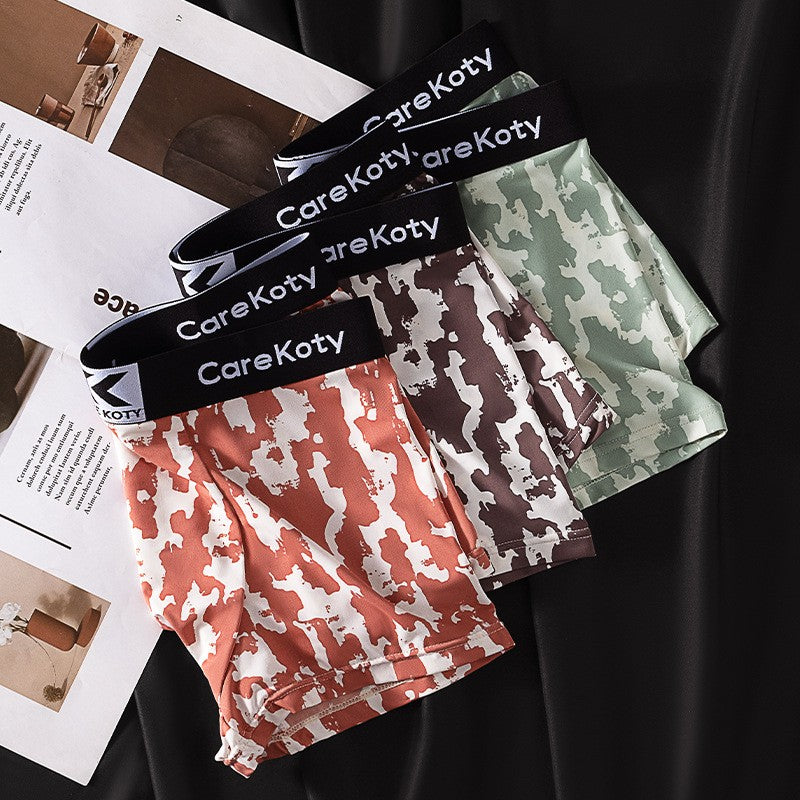 Men's Ice Silk Breathable Boxer Briefs(cm422)