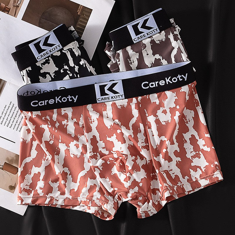Men's Ice Silk Breathable Boxer Briefs(cm422)