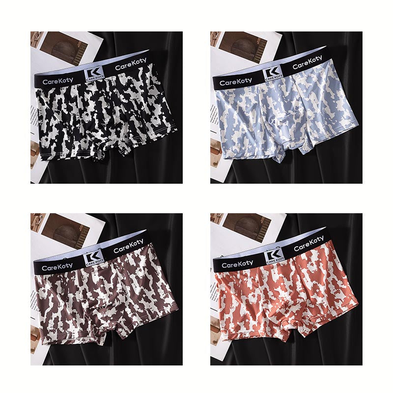 Men's Ice Silk Breathable Boxer Briefs(cm422)