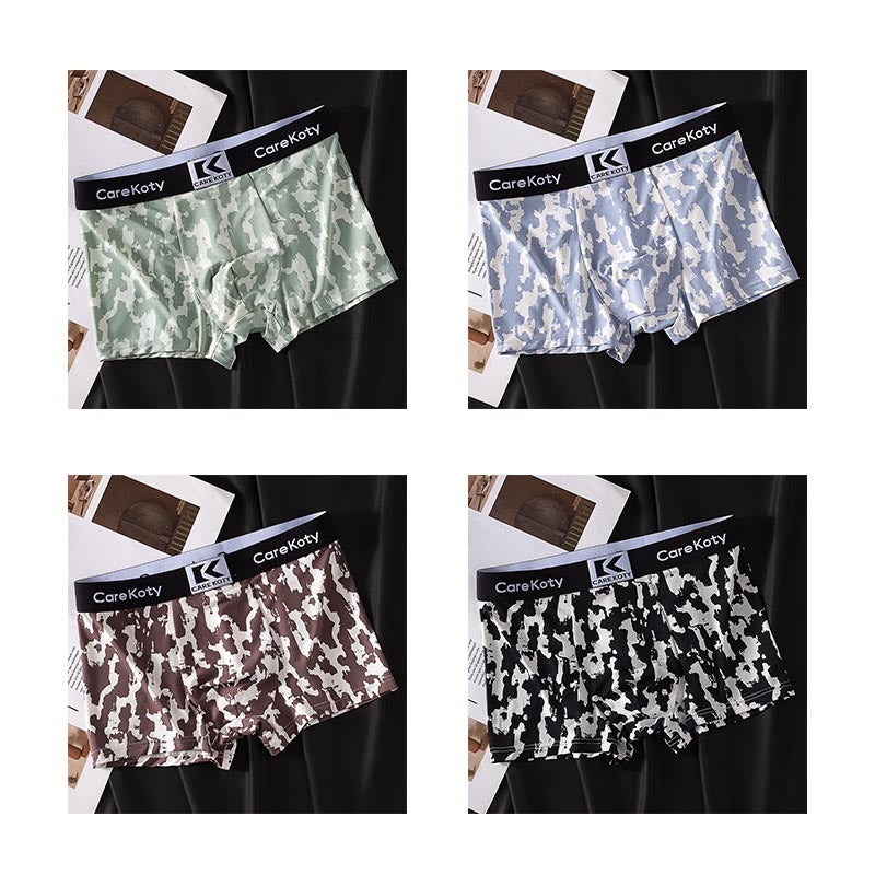 Men's Ice Silk Breathable Boxer Briefs(cm422)