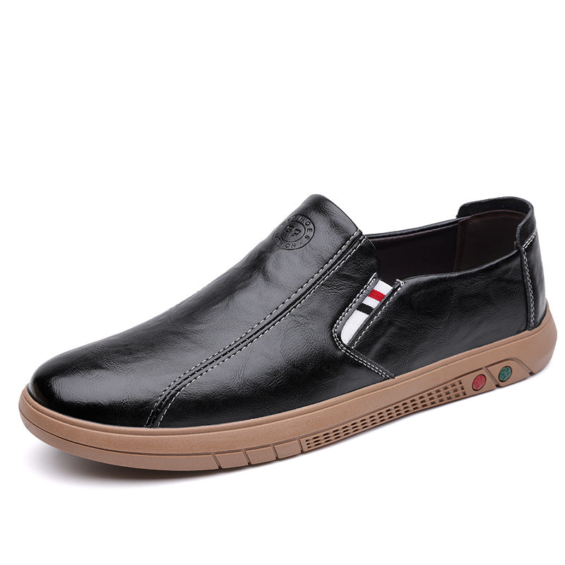 nc176-Men's simple high-end comfortable leather shoes