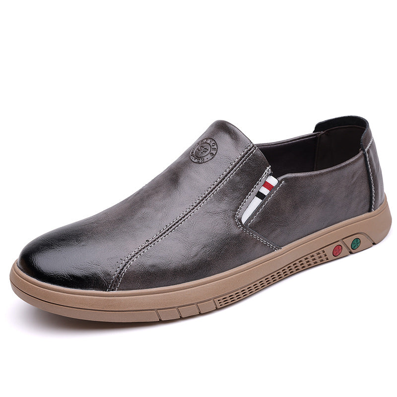 nc176-Men's simple high-end comfortable leather shoes