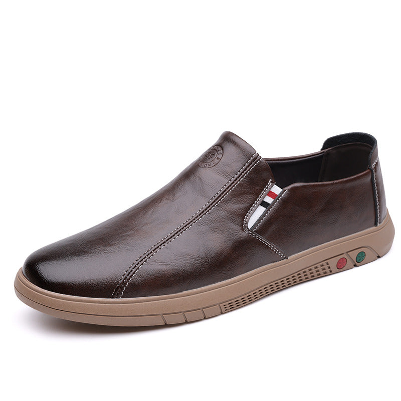 nc176-Men's simple high-end comfortable leather shoes