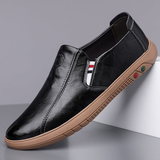 nc176-Men's simple high-end comfortable leather shoes