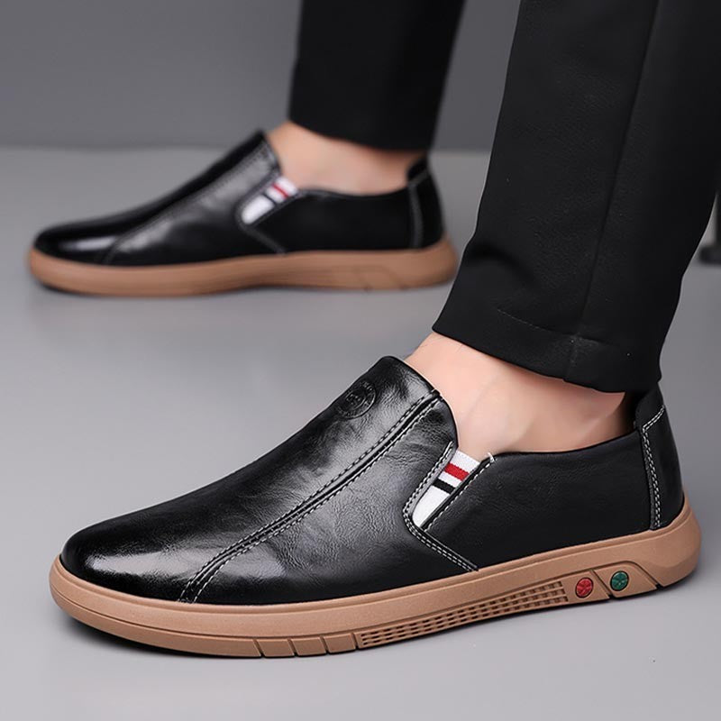 nc176-Men's simple high-end comfortable leather shoes