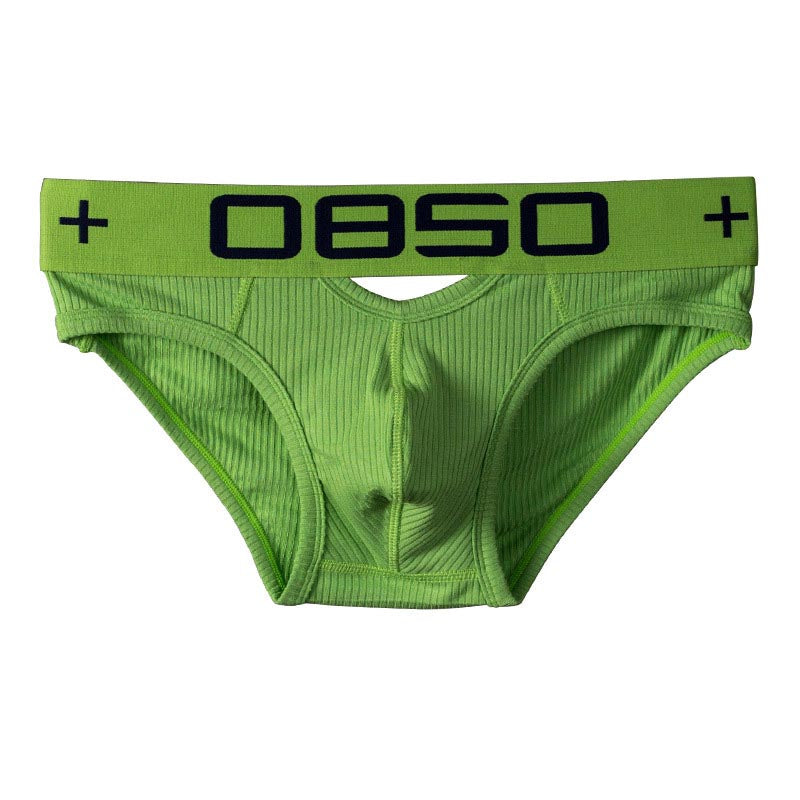 kuu371-Men's Personalized Hollow Cotton Briefs