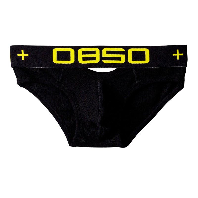 kuu371-Men's Personalized Hollow Cotton Briefs