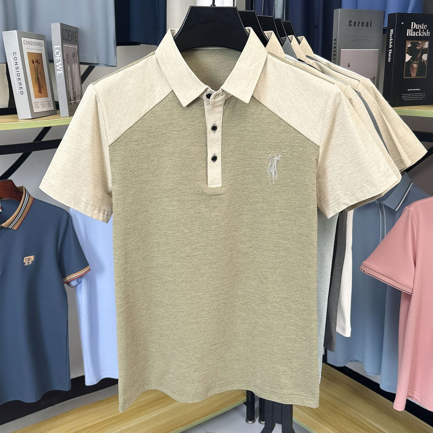 Men's Summer Fashion Casual Short Sleeve Polo Shirt