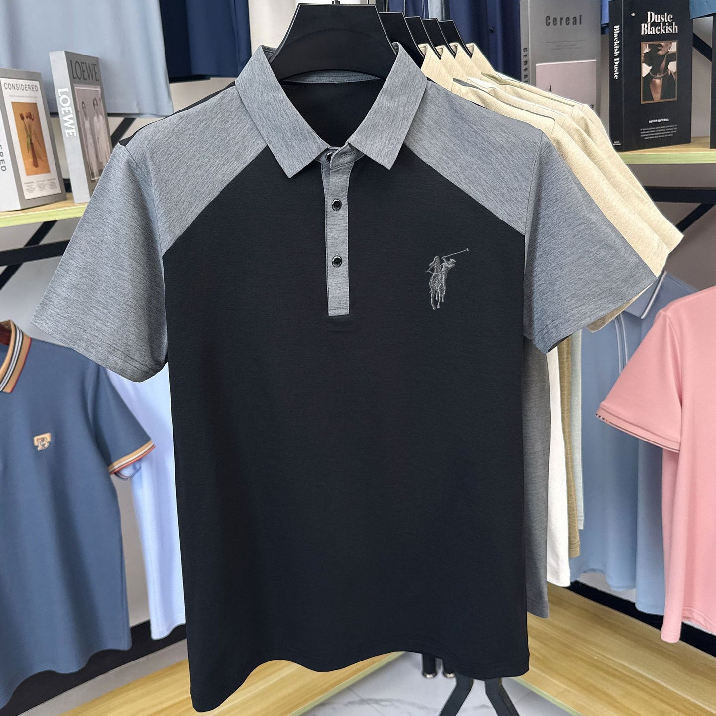 Men's Summer Fashion Casual Short Sleeve Polo Shirt