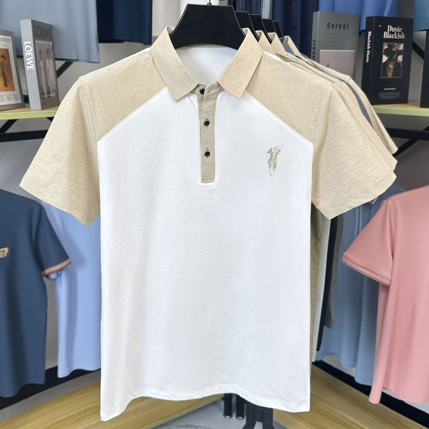 Men's Summer Fashion Casual Short Sleeve Polo Shirt