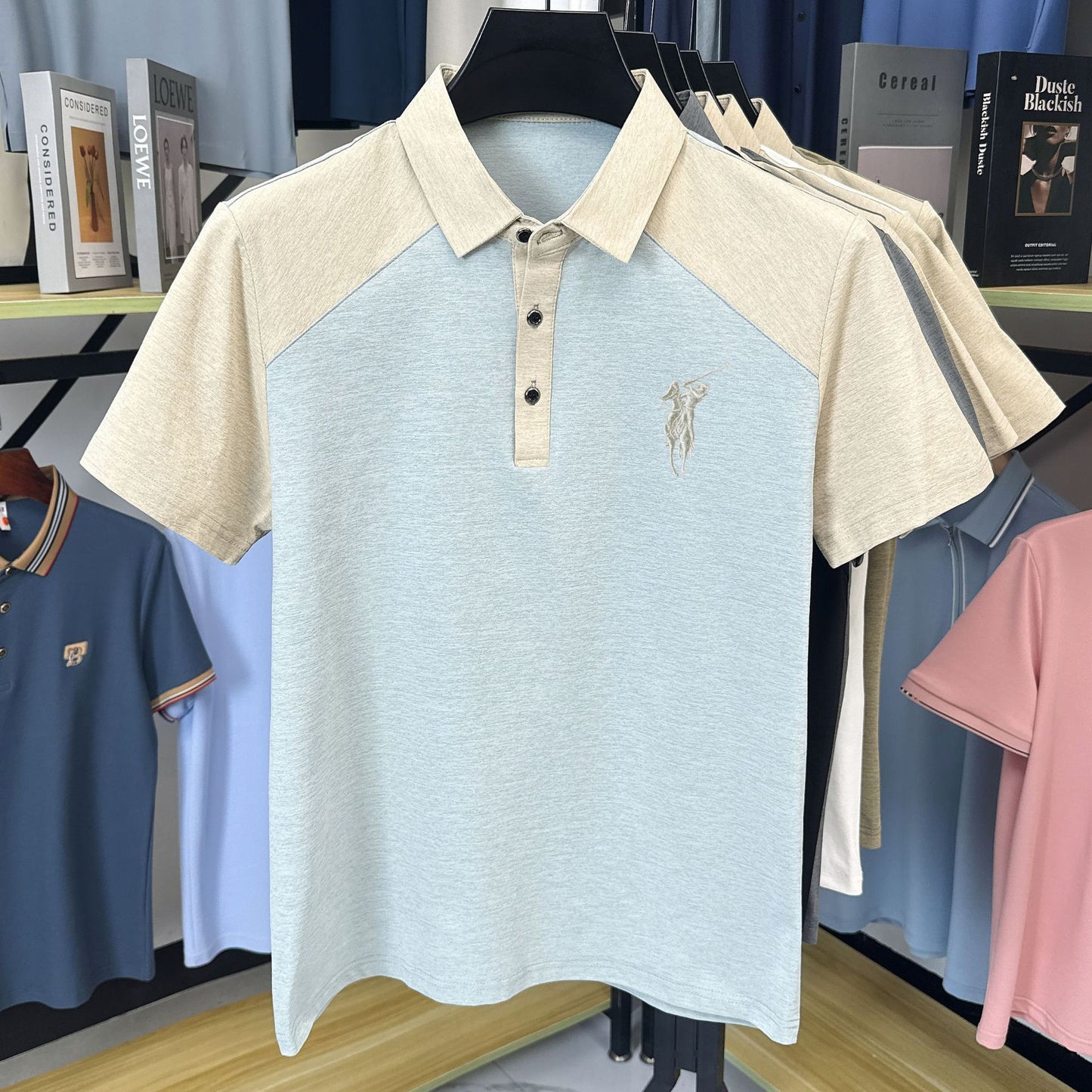 Men's Summer Fashion Casual Short Sleeve Polo Shirt