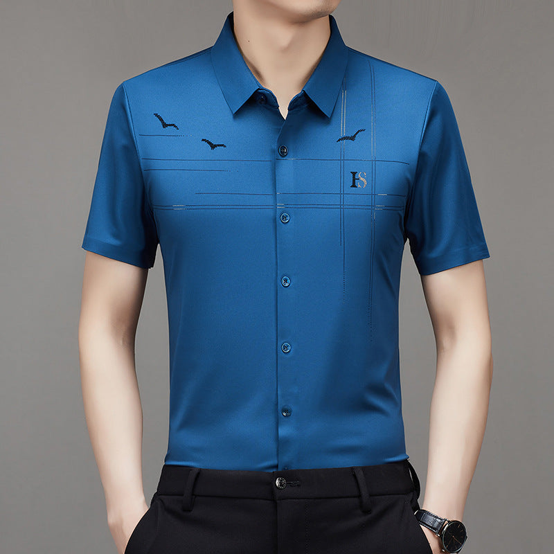 men's non-ironing light business shirt(cm439)