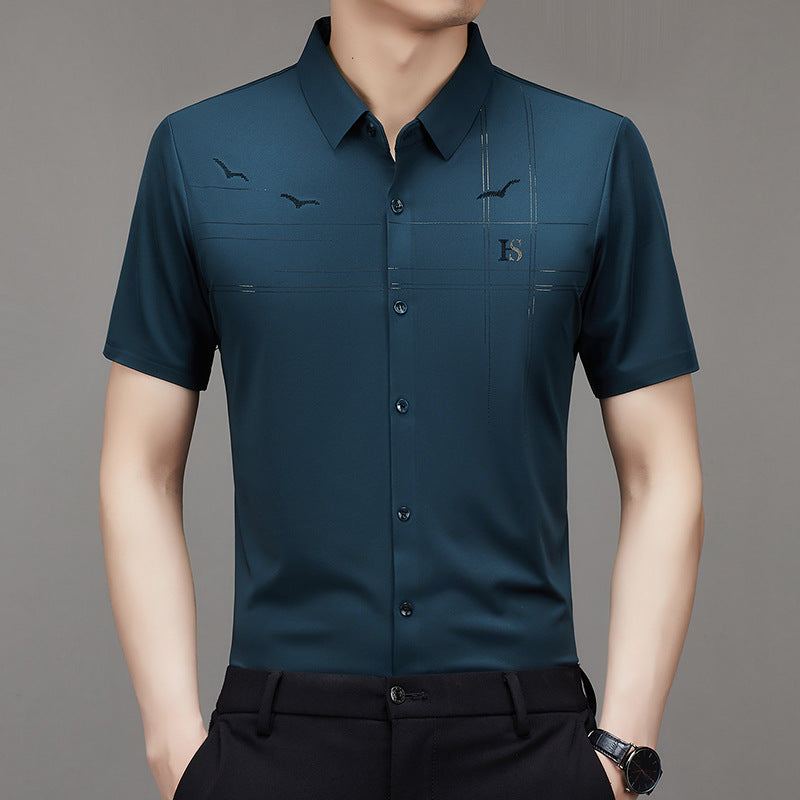 men's non-ironing light business shirt(cm439)