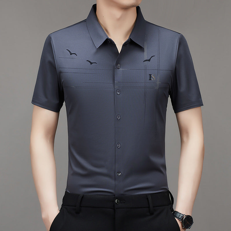 men's non-ironing light business shirt(cm439)