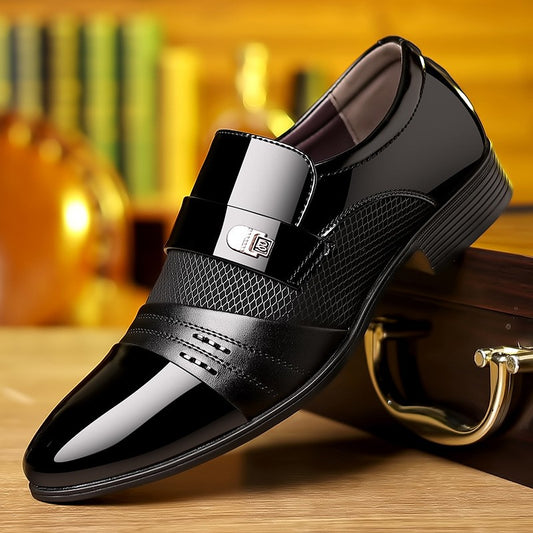 Men's stylish stitching leather shoes(px112)