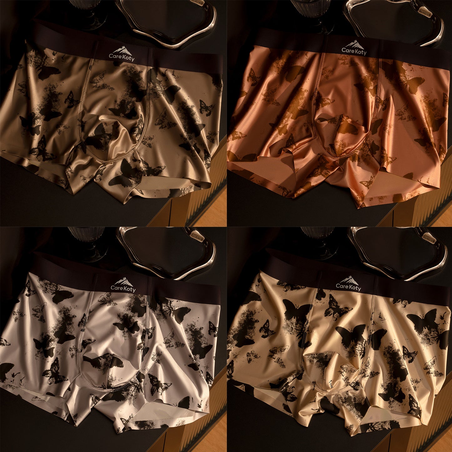 Satin Ice Silk Men's briefs(cm443)