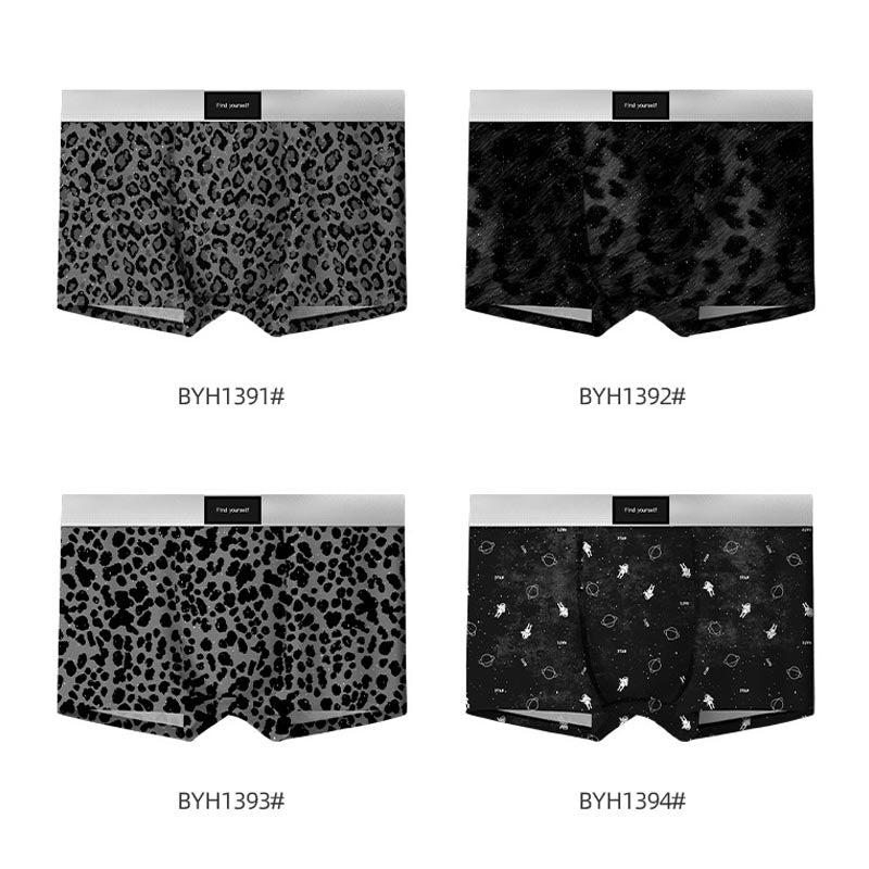 Men's summer antibacterial quick-drying breathable boxer briefs