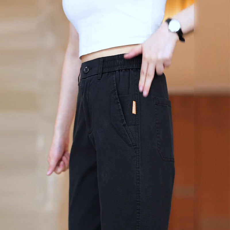 iq377-Men's stylish casual all-match loose trousers