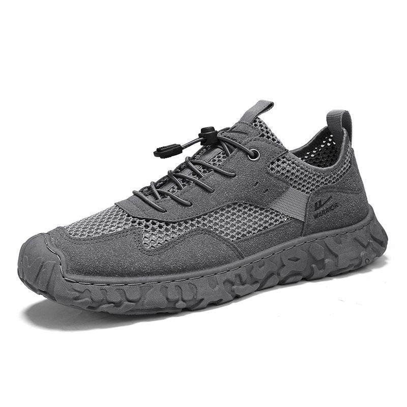 luu388-Men's summer breathable mesh sports casual shoes