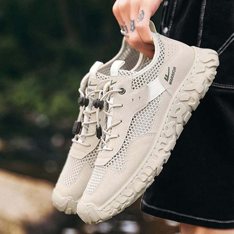 luu388-Men's summer breathable mesh sports casual shoes