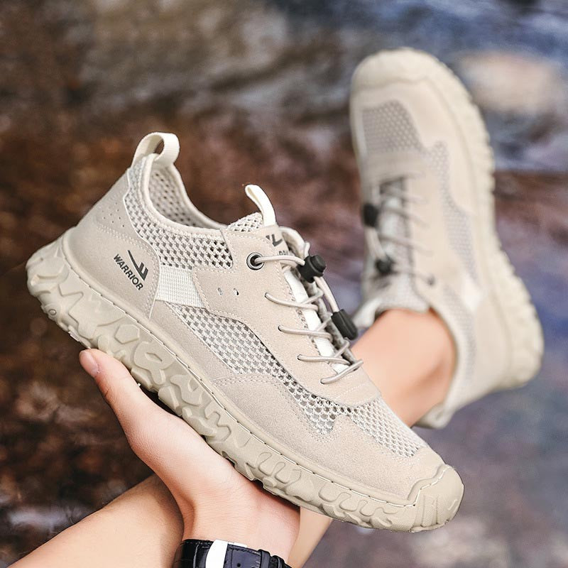 luu388-Men's summer breathable mesh sports casual shoes