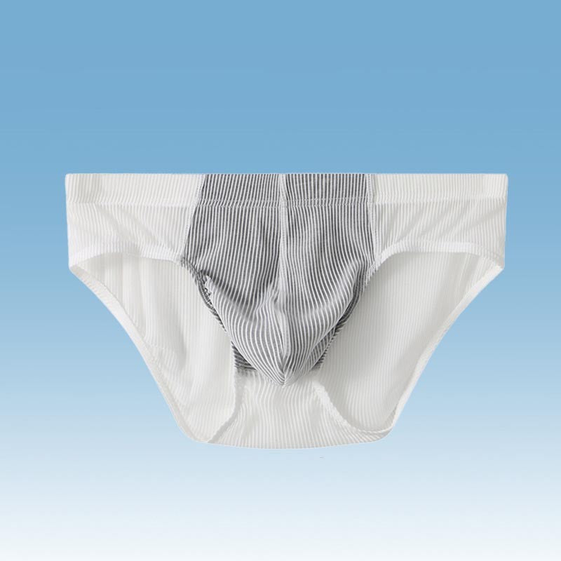 luu396-Men's Fashion Ice Silk Thin Briefs