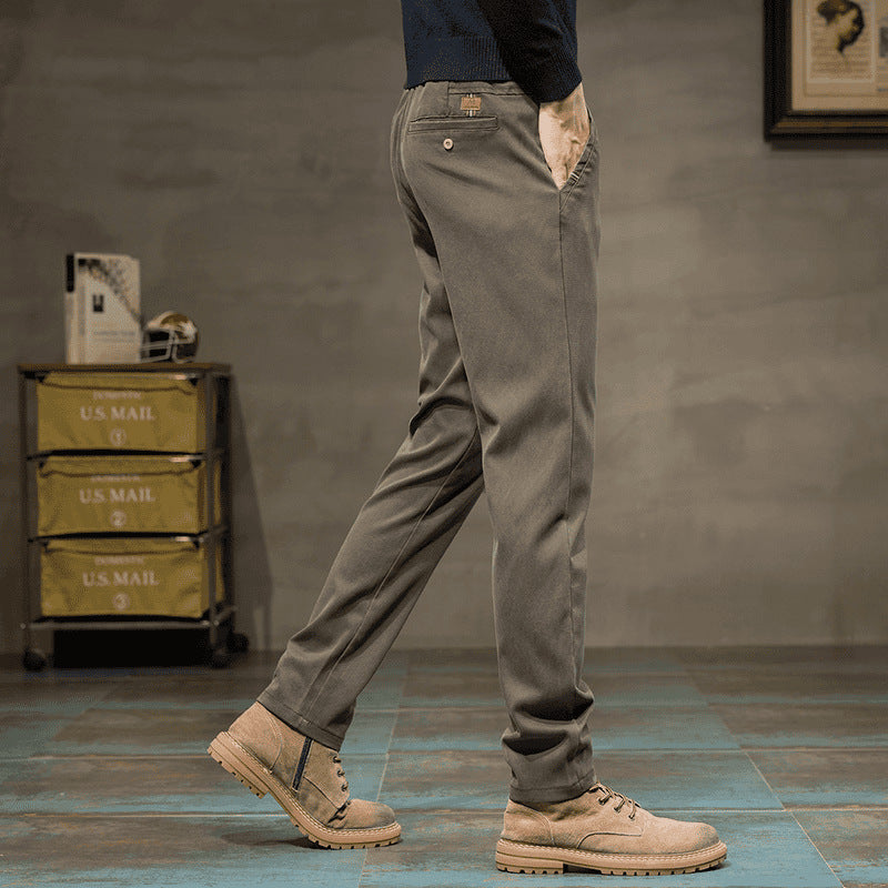 Men's light luxury straight-leg versatile business casual trousers (cm452)