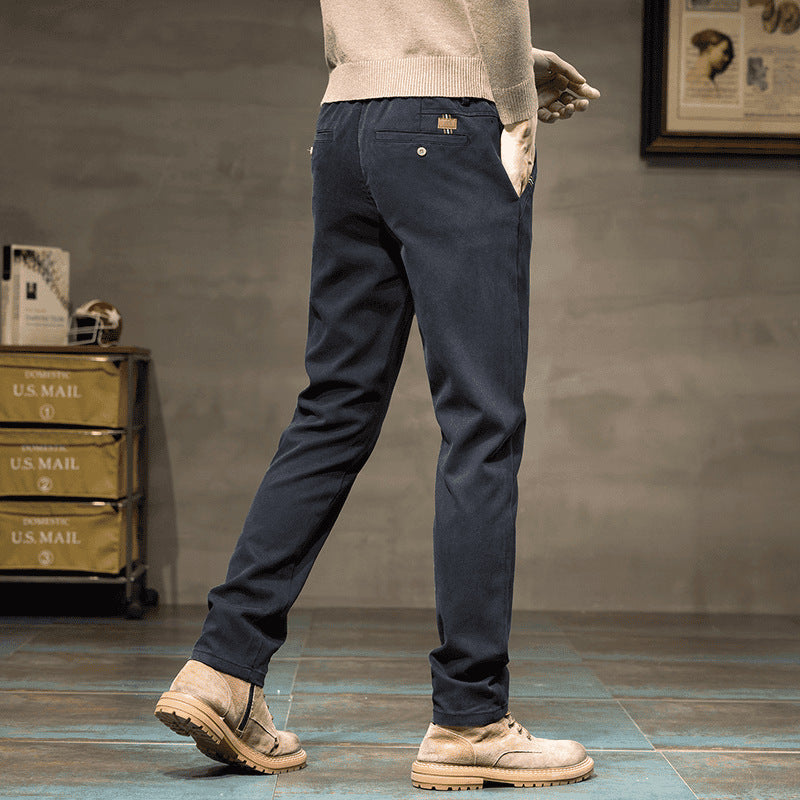 Men's light luxury straight-leg versatile business casual trousers (cm452)