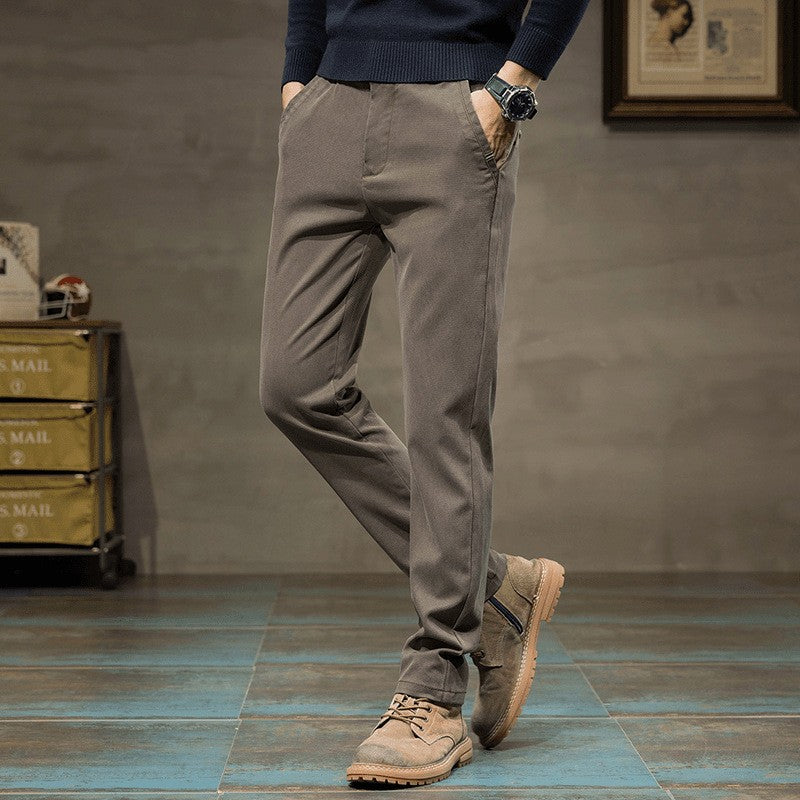 Men's light luxury straight-leg versatile business casual trousers (cm452)