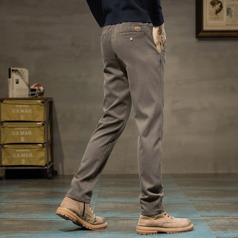 Men's light luxury straight-leg versatile business casual trousers (cm452)