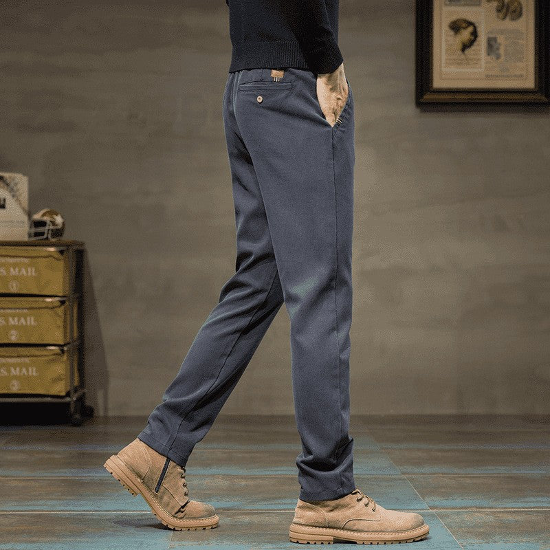 Men's light luxury straight-leg versatile business casual trousers (cm452)