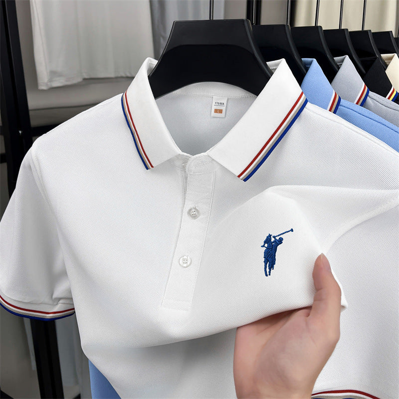 Men's short-sleeved T-shirt polo shirt(cm462)