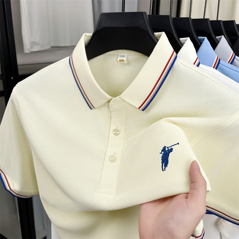 Men's short-sleeved T-shirt polo shirt(cm462)